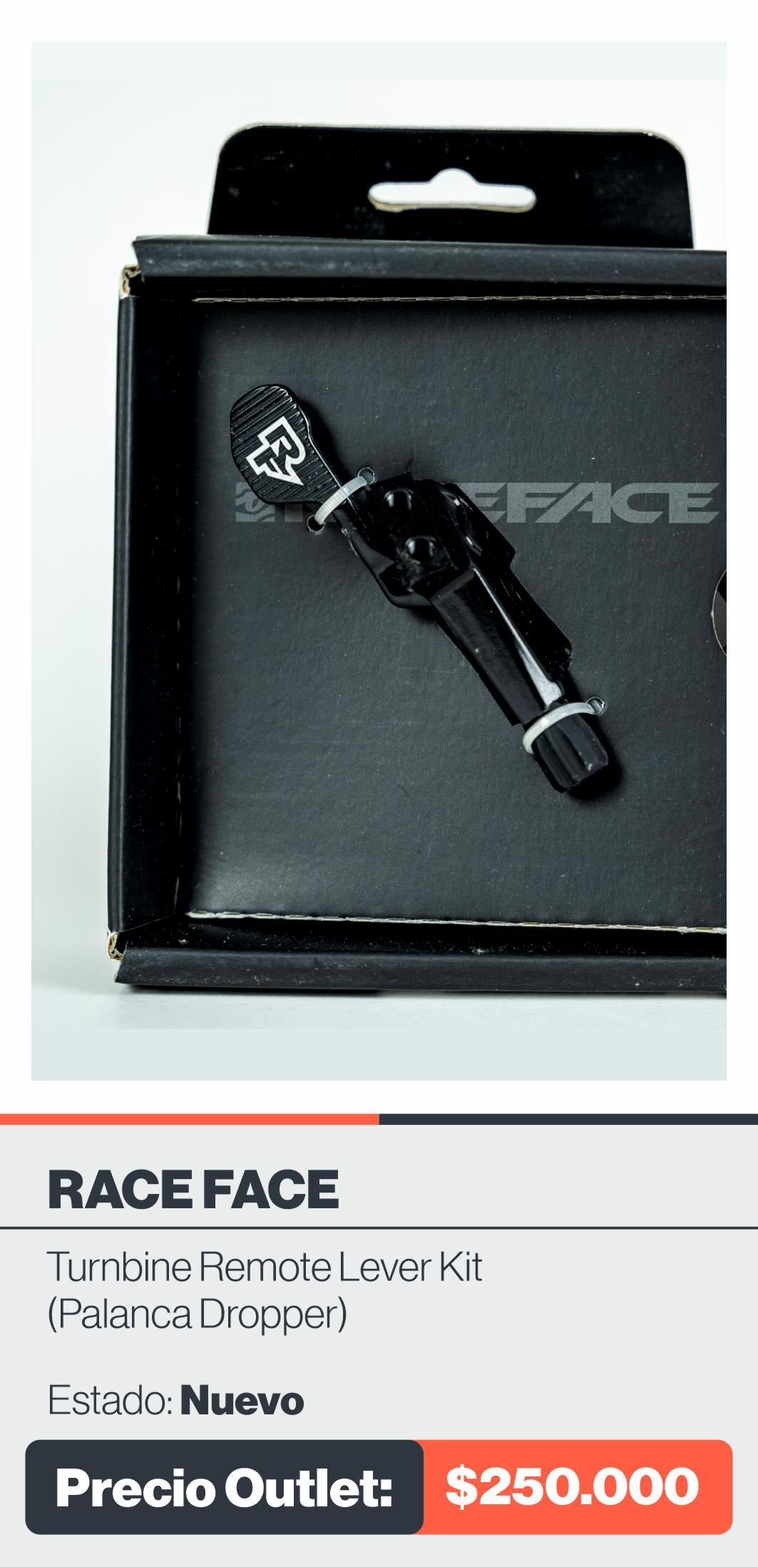 RACE FACE TURNBINE REMOTE LEVER KIT(PALANCA DROPPER)