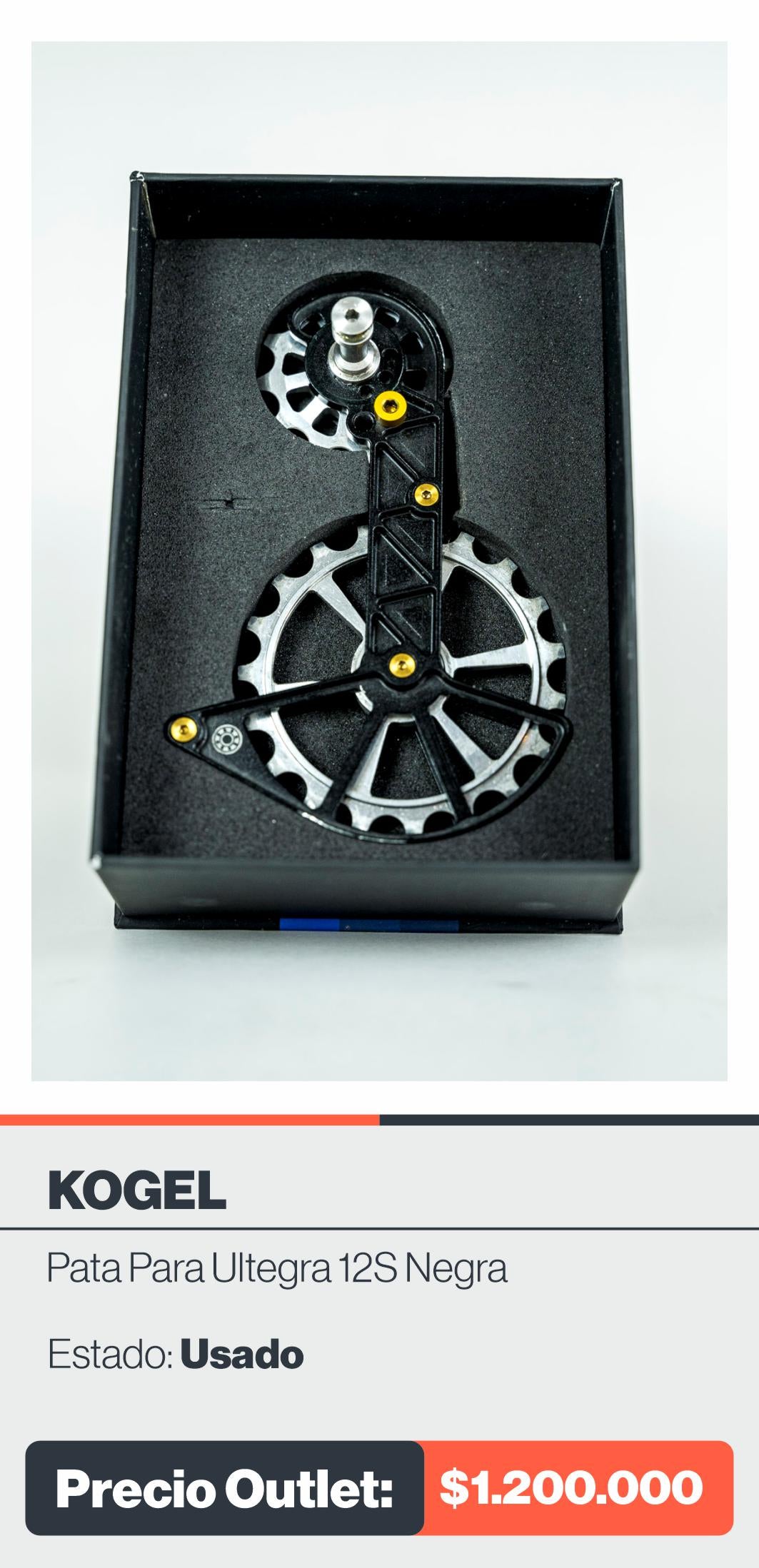 PATA KOGEL PARA ULTEGRA 12S NEGRA