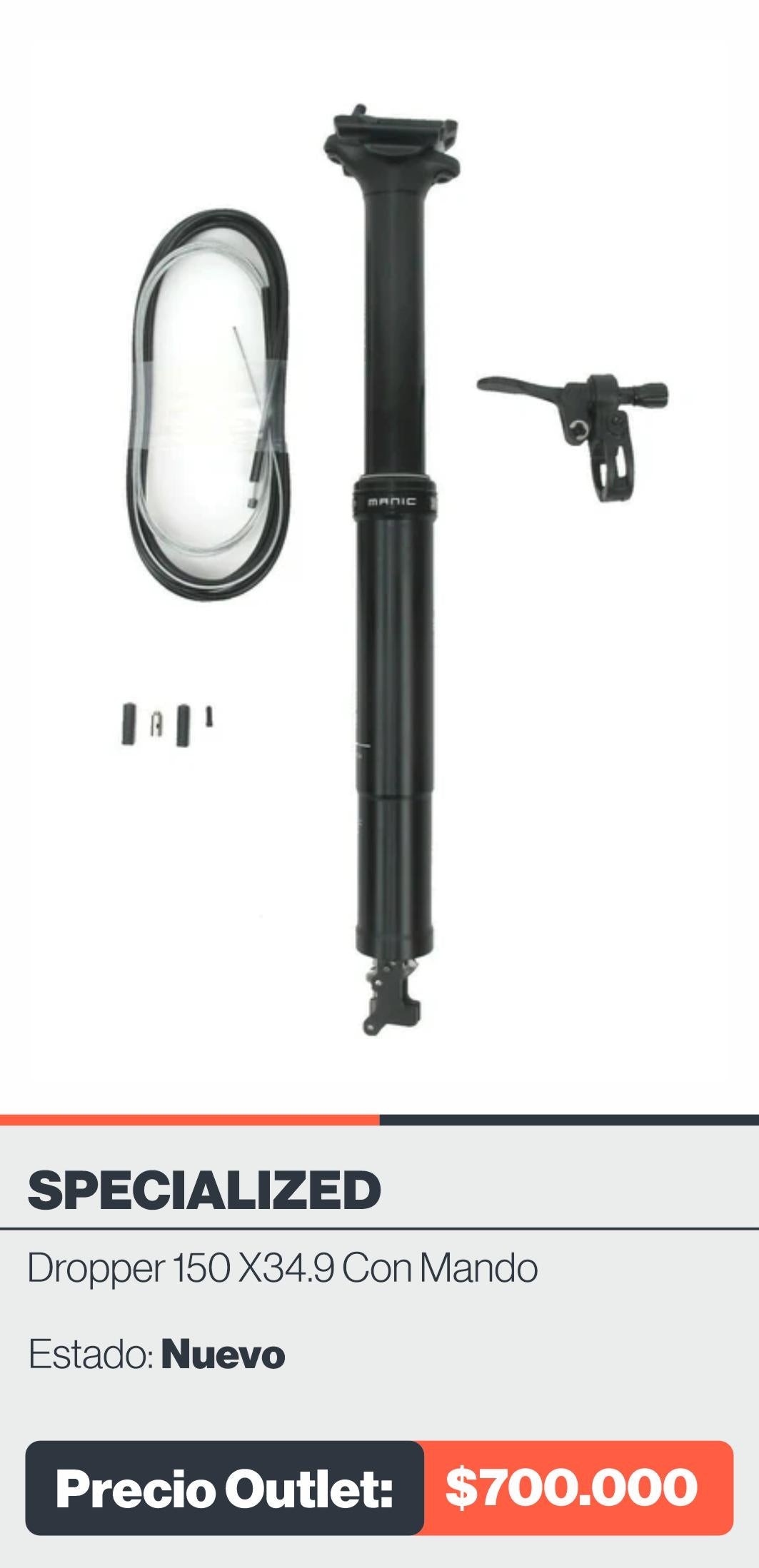 SPECIALIZED DROPPER 34.9x150 con mando