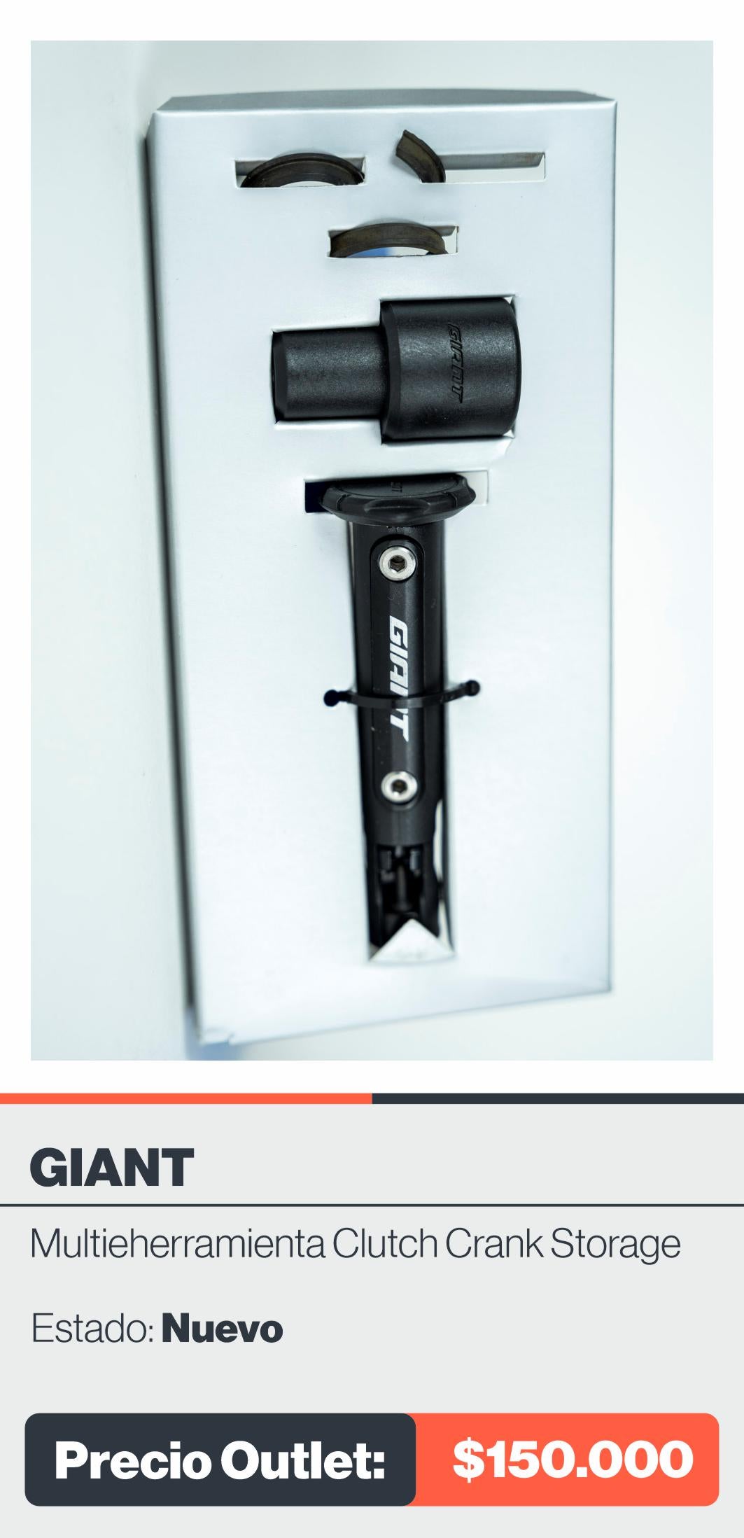 MULTIEHERRAMIENTA GIANT CLUTCH CRANK STORAGE