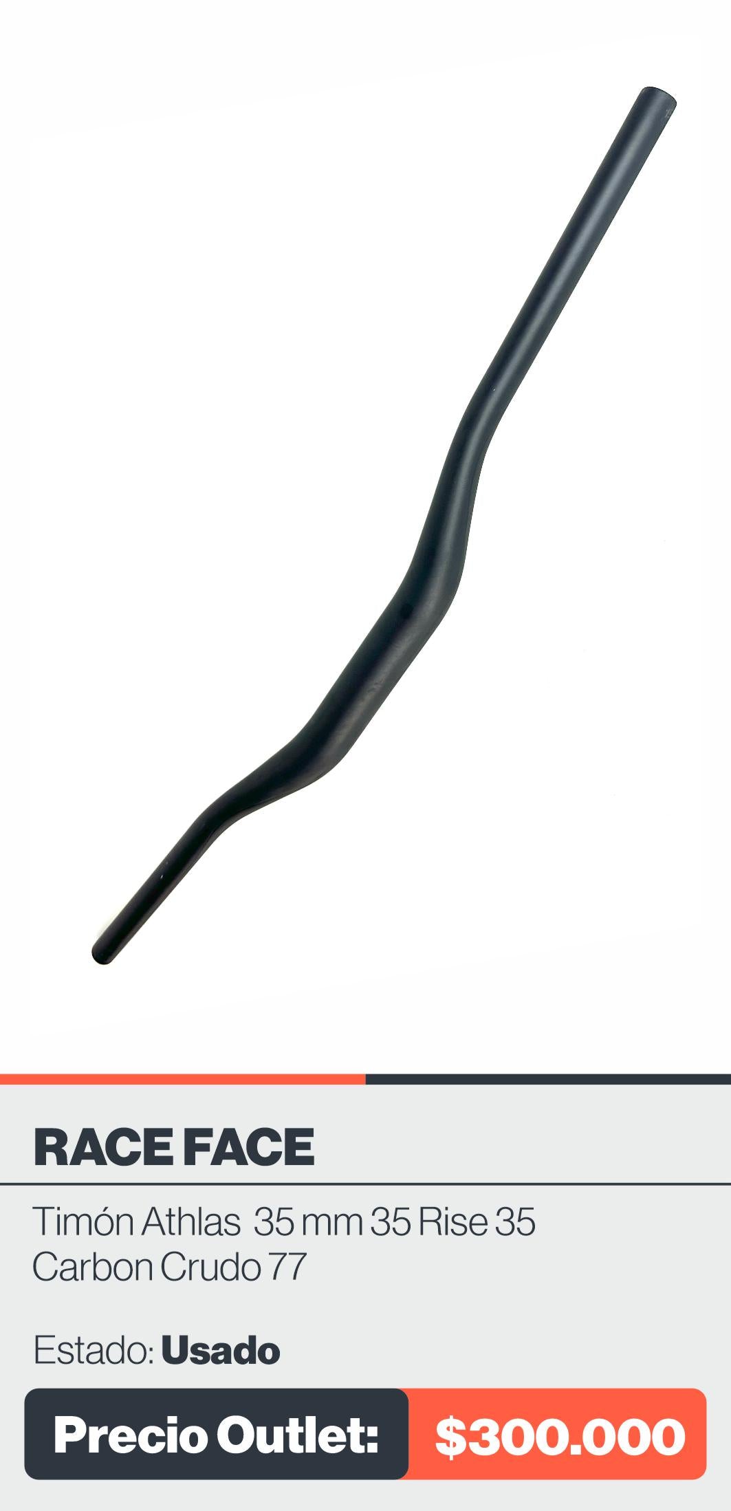 TIMON SIXC 35 MM 35 RISE 35 CARBON CRUDO 77