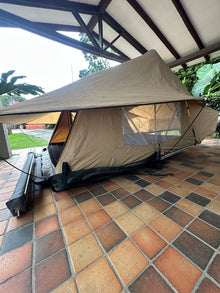 CARPA ANACONDA DEPREDADOR X 180 + BASE RAP ARB + WIND DEFRECTOR + BASES PARA TECHO HIT LUX + TOLDO ARB X180 + 2 SILLAS ARB DE CAMPIN
