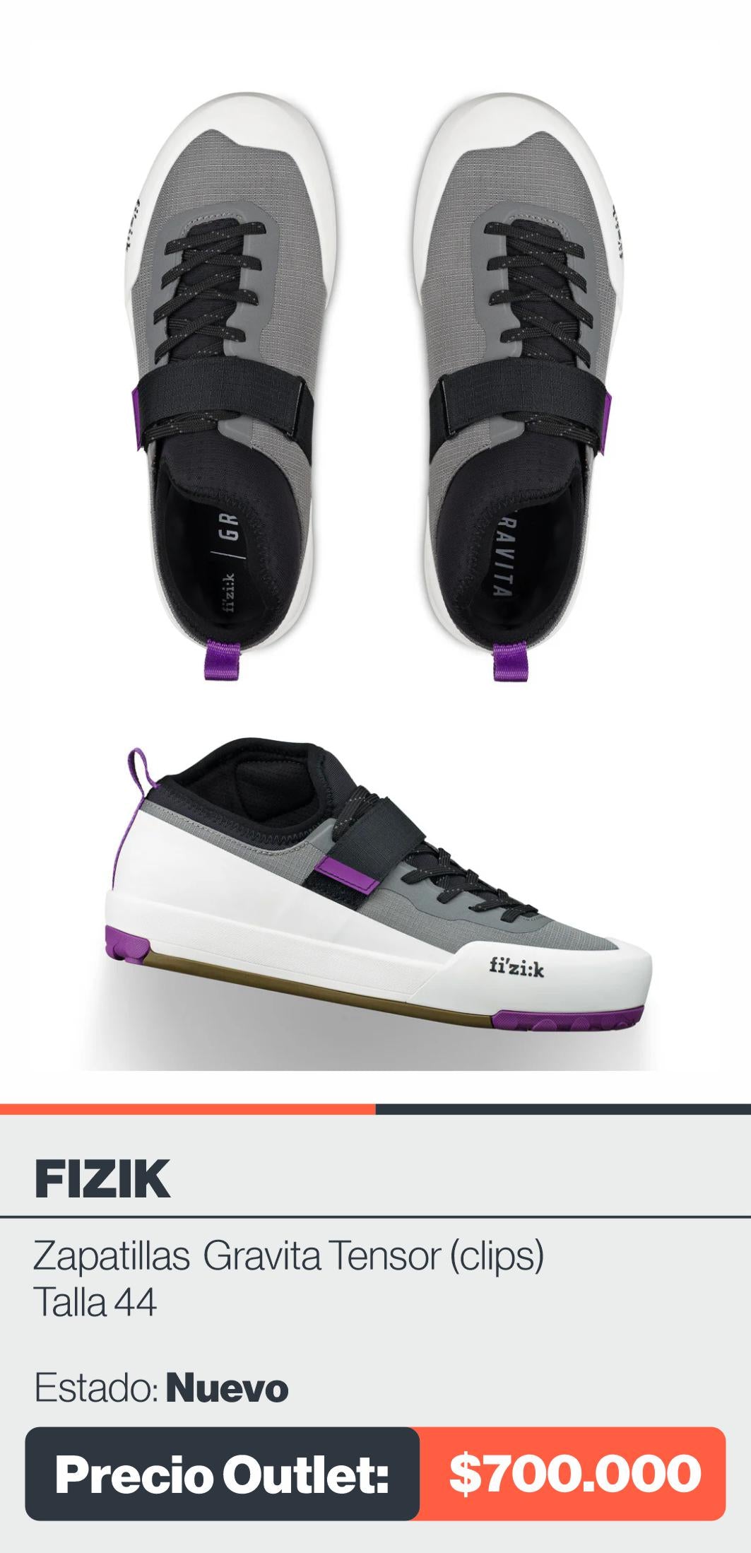ZAPATILLAS FIZIK GRAVITA (CLIPS)