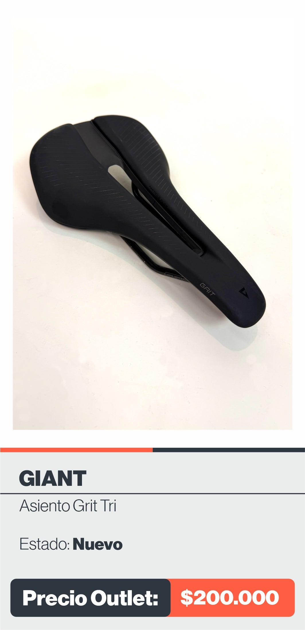 Asiento Giant Grit Tri