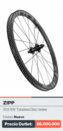 ZIPP SW TUBELESS DISC-BRAKE