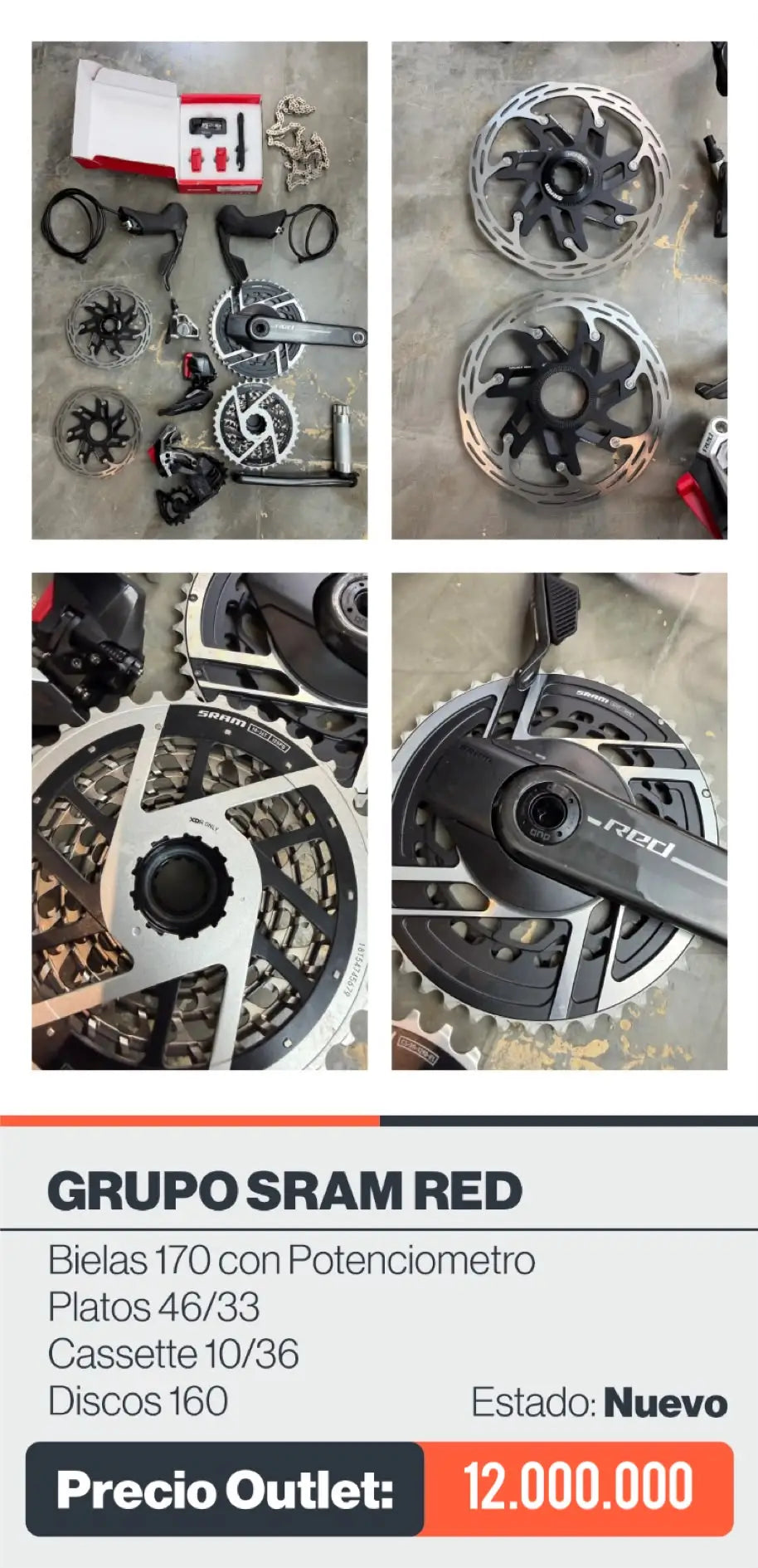 GRUPO SRAM RED